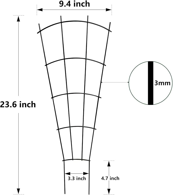 4 Pack 23'' Indoor Plant Trellis - Image 7