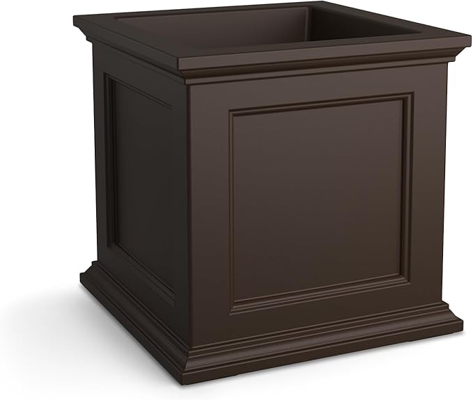 Mayne Fairfield 20-Inch Square Planter – Self-Watering, Weather-Resistant - Image 9