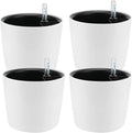 4 Pack 7 Inch Self Watering Planter by HEIHAK