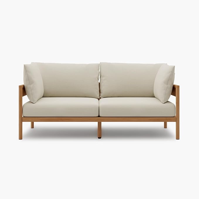 Acanva Modern Outdoor Patio Furniture Set, All-Weather Aluminium Conversation - Image 4