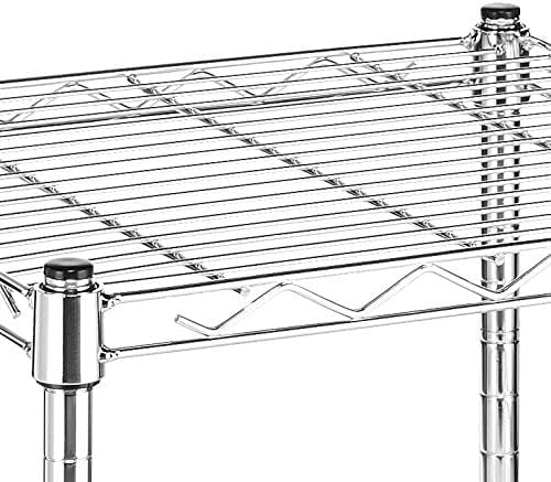 Xcity Storage Shelves, 1 Tier Heavy Duty Metal Shelving Unit, 350 LBS Capacity - Image 6