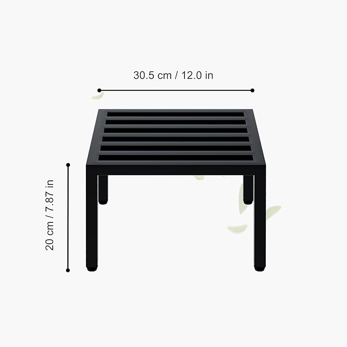 Zhongma 2 Pack 12" Fully Assembled Sturdy Potted Plant Stand Flower Pot Holder - Image 2