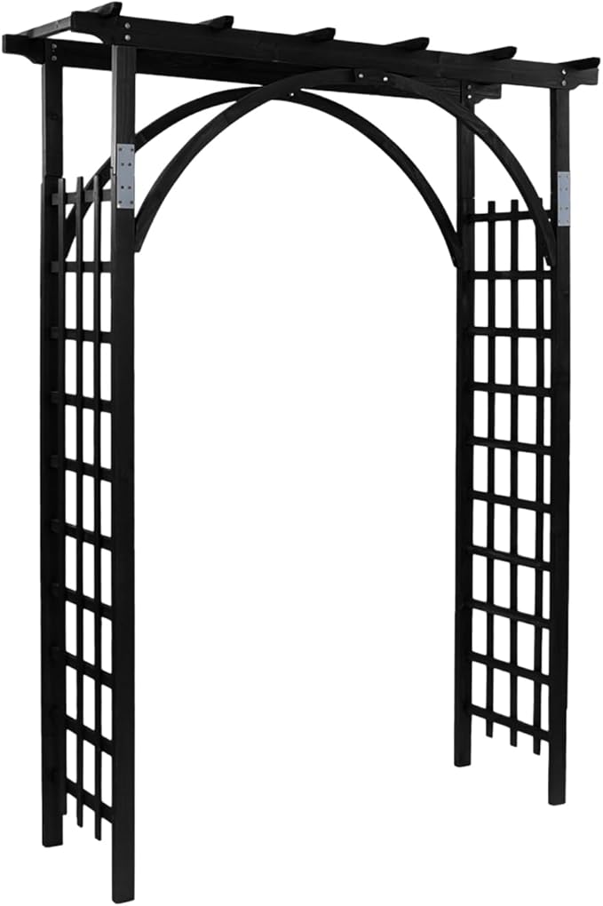 VINGLI 85in Wooden Arbor, Wedding Arch by VINGLI