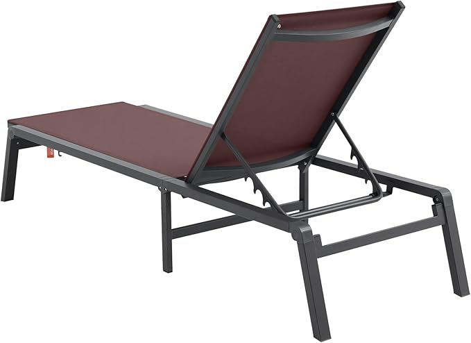 VEVOR Chaise Lounge Chair Outdoor, Aluminum Patio Lounge Chairs - Image 10