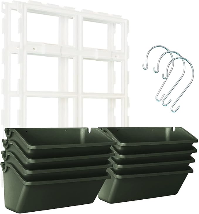 LOYALHEARTDY Vertical Garden Wall Planter Wall Mounted Planter 4-Tier Vertical - Image 8
