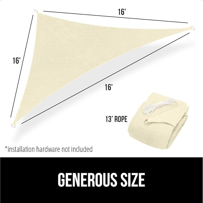 GORILLA GRIP Heavy Duty Sun Shade, UV Protection Fade Tear and Rust Resistant - Image 9