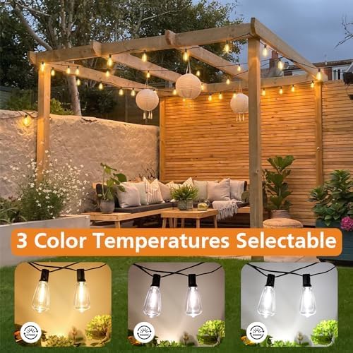 Brightever 3 Color in 1 LED Outdoor String Lights - Image 5