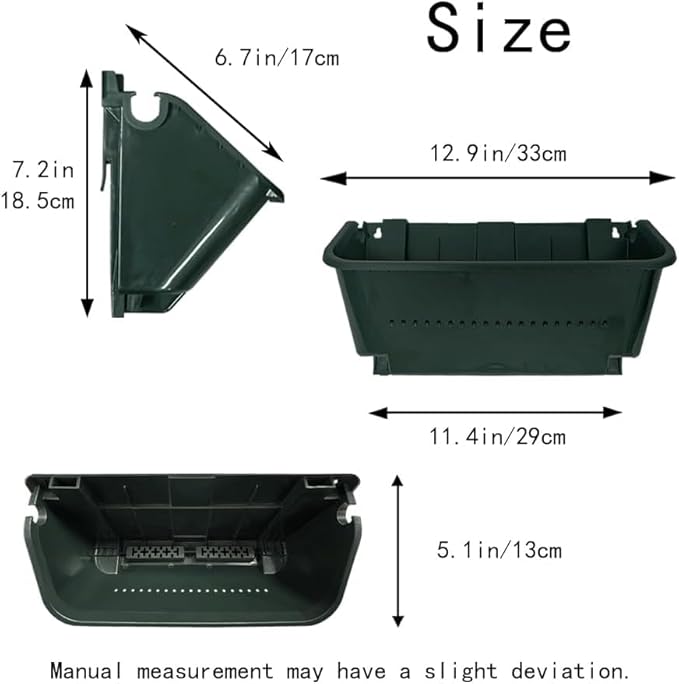 Self-Watering Wall Mounted Planter Set, Indoor and Outdoor Vertical Planter - Image 2