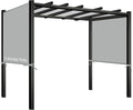 17x6.8 Ft Universal Pergola Replacement Canopy, Outdoor Canopy Shade Cover by TNGAN