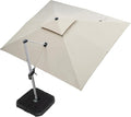 PURPLE LEAF 10' X 12' Patio Umbrella Outdoor Rectangle Umbrella Large by PURPLELEAF