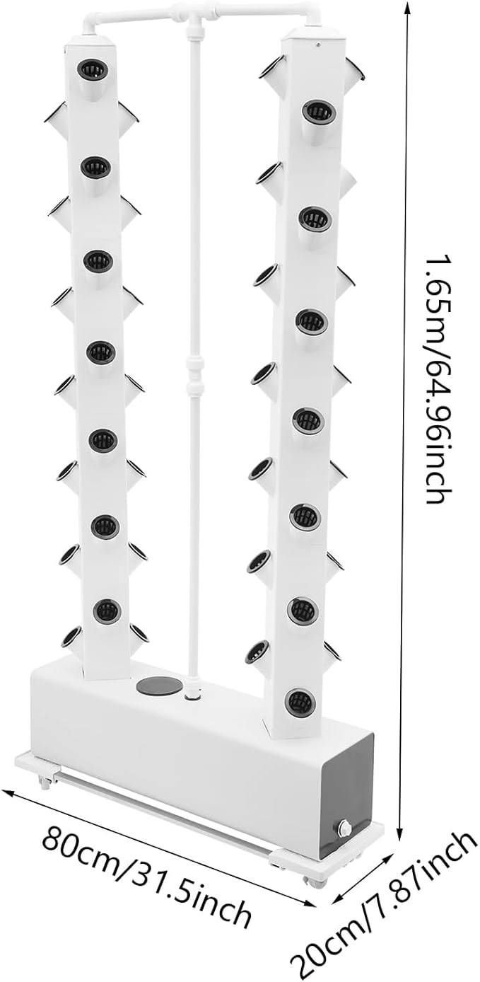 Hydroponic Growing System Kit, 56-Plant Hydroponic Tower Indoor Herb Garden - Image 6