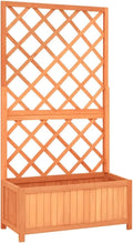 vidaXL Planter, Flower Box, Trellis Raised Bed, Outdoor Planter by vidaXL