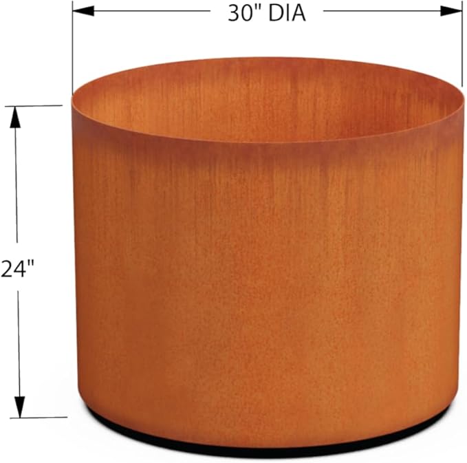 Plantercraft Corten Steel Planters | Large Round Planters - Image 5