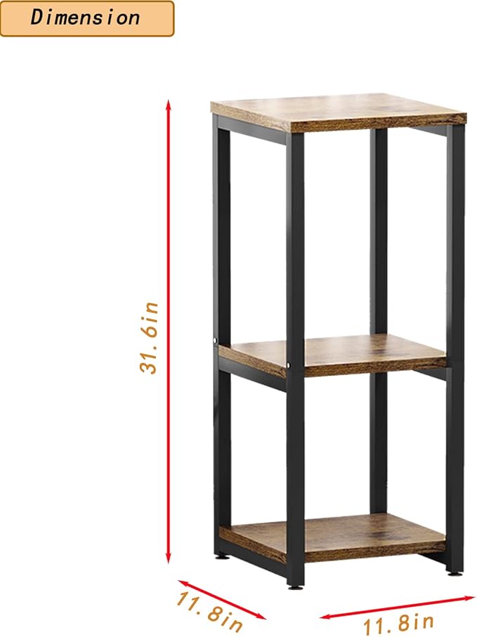 Plant Stand Indoor Corner Tall 3 Tier Metal Modern Flower Storage Plant Shelf - Image 6