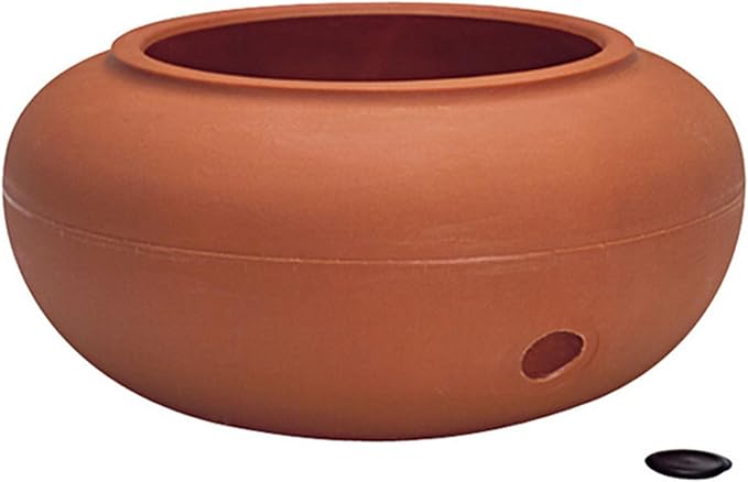 The HC Companies 21" Plastic Garden Hose Pot 21"x21"x9.38" Holds Hoses 75-100 by TheHCCompanies