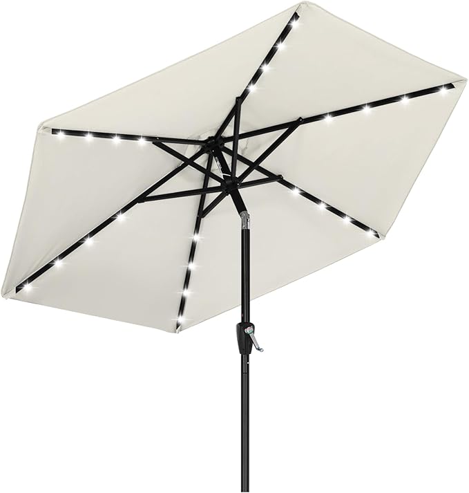 ABCCANOPY Durable Solar Led Patio Umbrellas by ABCCANOPY