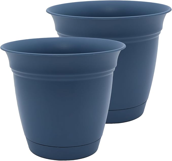 The HC Companies 16 Inch Eclipse Round Planter Pots by TheHCCompanies