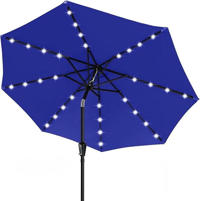 ABCCANOPY 10FT Durable Solar Led Patio Umbrellas by ABCCANOPY