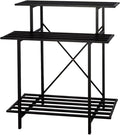 Zhongma 3 Tier Sturdy Plant Stand Space-Saving Heavy Duty Plant Holder by Zhongma