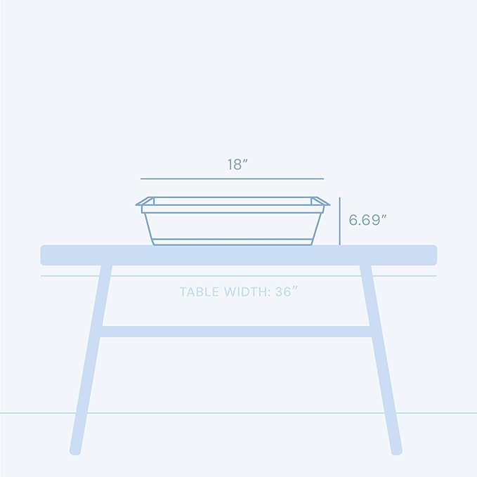 Bloem Dura Cotta 18" Basil Resin Rectangle Window Box Planter - Image 3