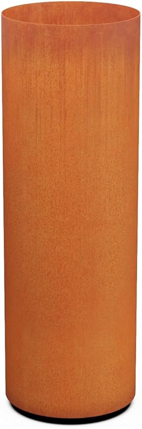 PLANTERCRAFT Corten Steel Metal Planter Box, Round Sizes, Modern Garden Steel by Plantercraft