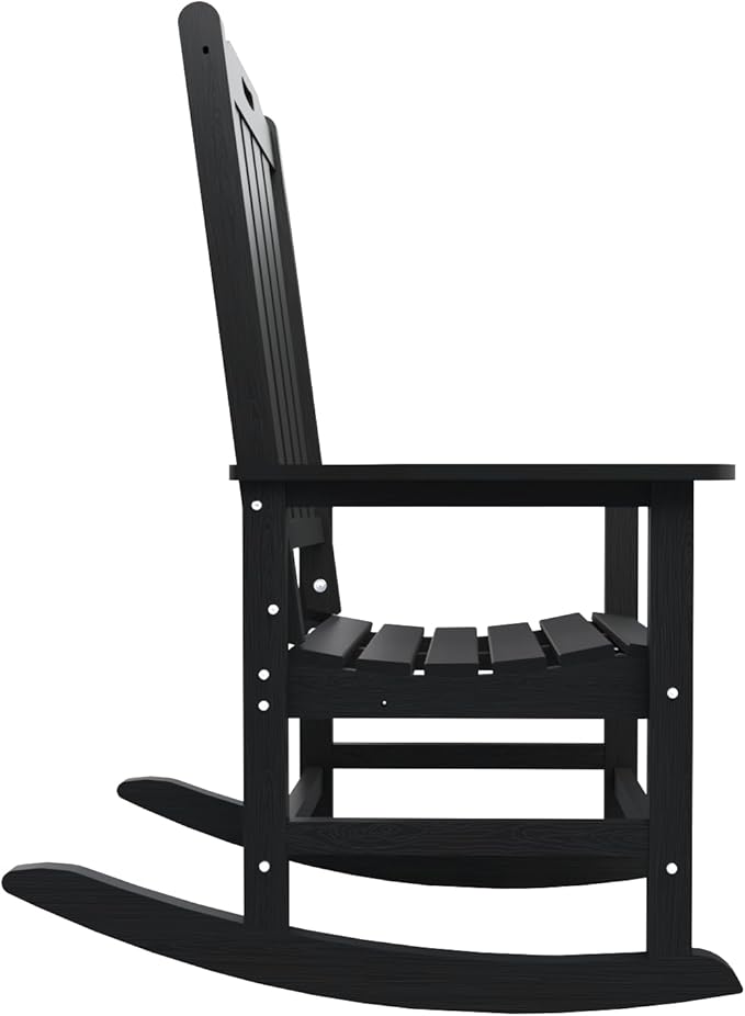 Oversized Rocking Chair Set of 4, Outdoor Rocking Chair - Image 5