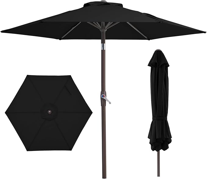 JEAREY 7.5FT Patio Umbrella Market Table Umbrella by JEAREYOutdoorsCollection