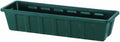 Root & Vessel Poly-Pro Plastic Flower Box Planter, Hunter Green by Novelty