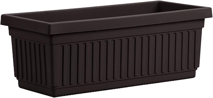 HC Companies 24 Inch Long Fluted Plastic Venetian Garden Window Container - Image 2