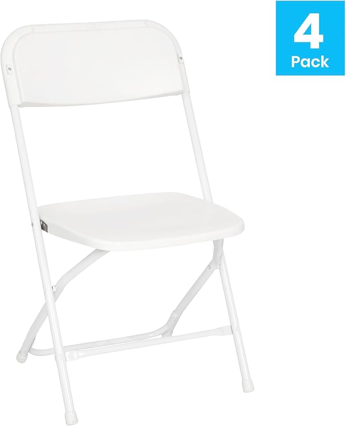 Flash Furniture Hercules Series Big & Tall Stackable Plastic Folding Chairs - Image 5