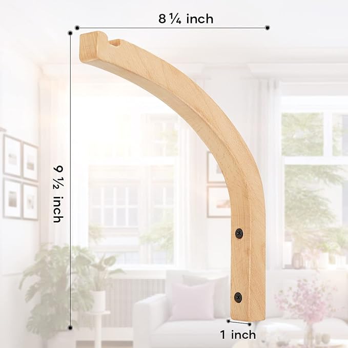 Wooden Wall Hooks for Plants - Image 2
