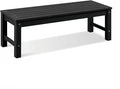 Psilvam Knight Bench, Two Person Outdoor Poly Lumber Patio Backless Bench by PsilvamGardenFurniture