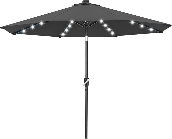 ABCCANOPY 10FT Durable Solar Led Patio Umbrellas by ABCCANOPY