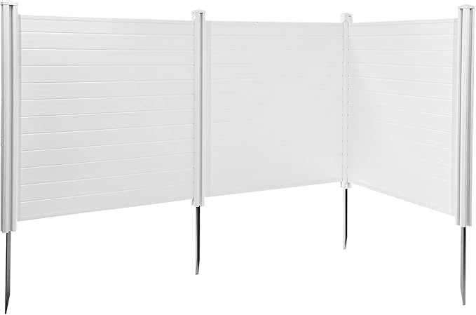 VEVOR Outdoor Privacy Screen, 50in H x 50in W Air Conditioner Fence, 3-Panel - Image 9