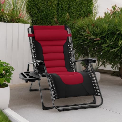 Best Choice Products Oversized Padded Zero Gravity Chair, Folding Outdoor Patio - Image 5