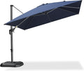 PURPLE LEAF 10 Feet Patio Umbrella Outdoor Cantilever Square Umbrella Aluminum by PURPLELEAF