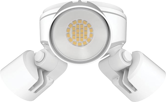 Lithonia Lighting HomeGuard 3-Light LED Outdoor Flood Lights, Outdoor LED Lights - Image 7