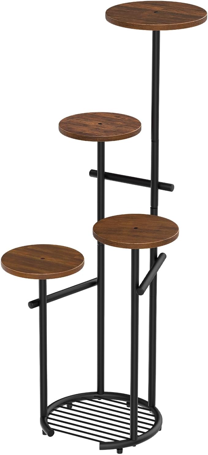 TOSKING 5 Tier Metal Plant Stand Indoor， Plant Shelf, Corner Shelf Flower Pot - Image 9