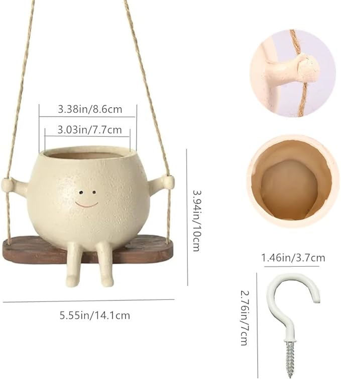 Swing Face Planter Pot - Image 2