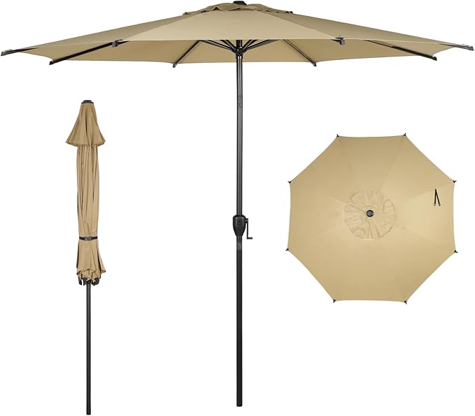 Abba Patio 9FT Lyon Outdoor Patio Umbrella Outdoor Table Umbrella by AbbaPatio