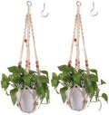 Belit Macrame Plant Hangers Indoor Outdoor 2 Pack Hanging Planters Basket by Belit