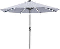 ABCCANOPY 10FT Durable Solar Led Patio Umbrellas by ABCCANOPY