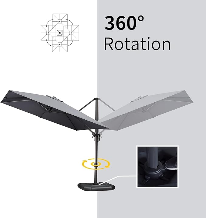 PURPLE LEAF 10' X 13' Patio Umbrella - Image 7