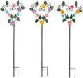 Metal Flowers Decorative Garden Stakes, 22.1 ''H Heart Shape Metal Flowers by SATHGA