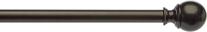Amazon Basics Adjustable Sturdy Curtain Rod - Image 4