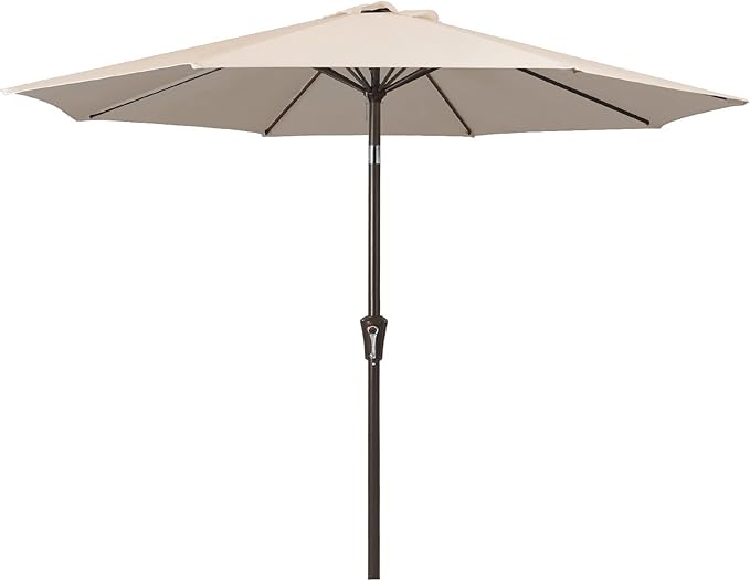 JEAREY 9FT Outdoor Patio Umbrella Market Umbrella by JEAREYOutdoorsCollection