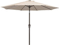 JEAREY 9FT Outdoor Patio Umbrella Market Umbrella by JEAREYOutdoorsCollection