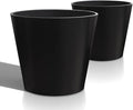 Wide Planters for Outdoor Plants, Extra Large Indoor Flower Pots for Garden by Heyzier