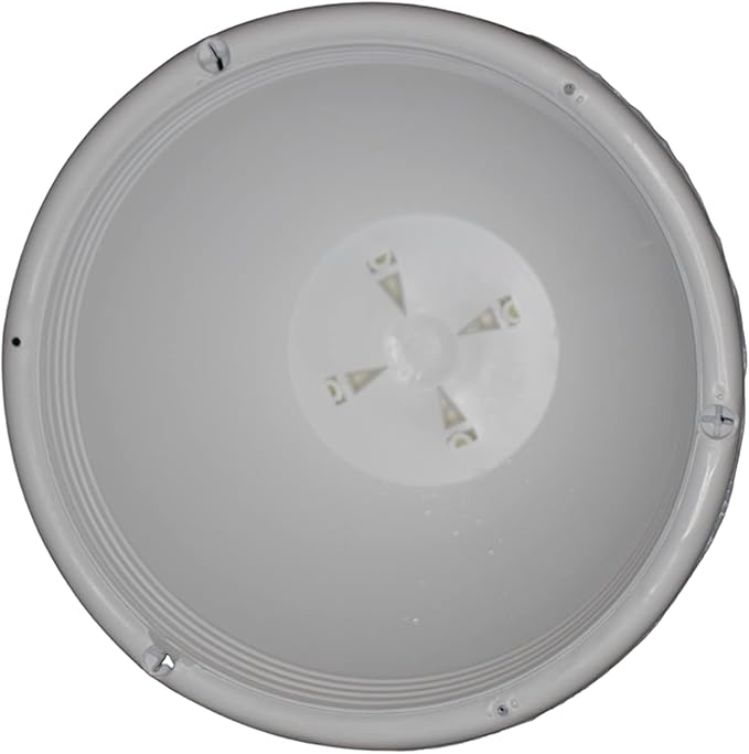 8'' White Plastic Hanging Basket - Image 6