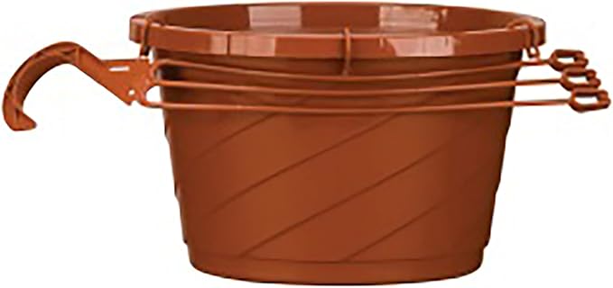 The HC Companies Euro Hanging Basket Planter Decorative 12-Inch Large Plastic by TheHCCompanies